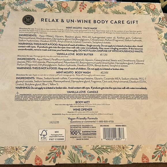 Modern‎ Expressions Relax & Un-Wine Body Care Gift Set. NEW! - Picture 7 of 8